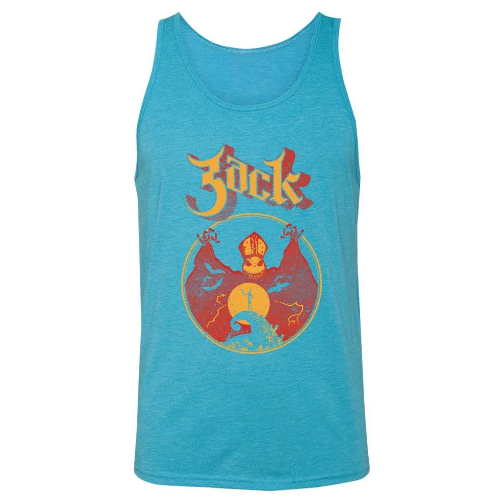 Unisex Jersey Tank - QAN19K4Y - Aqua Triblend - 3