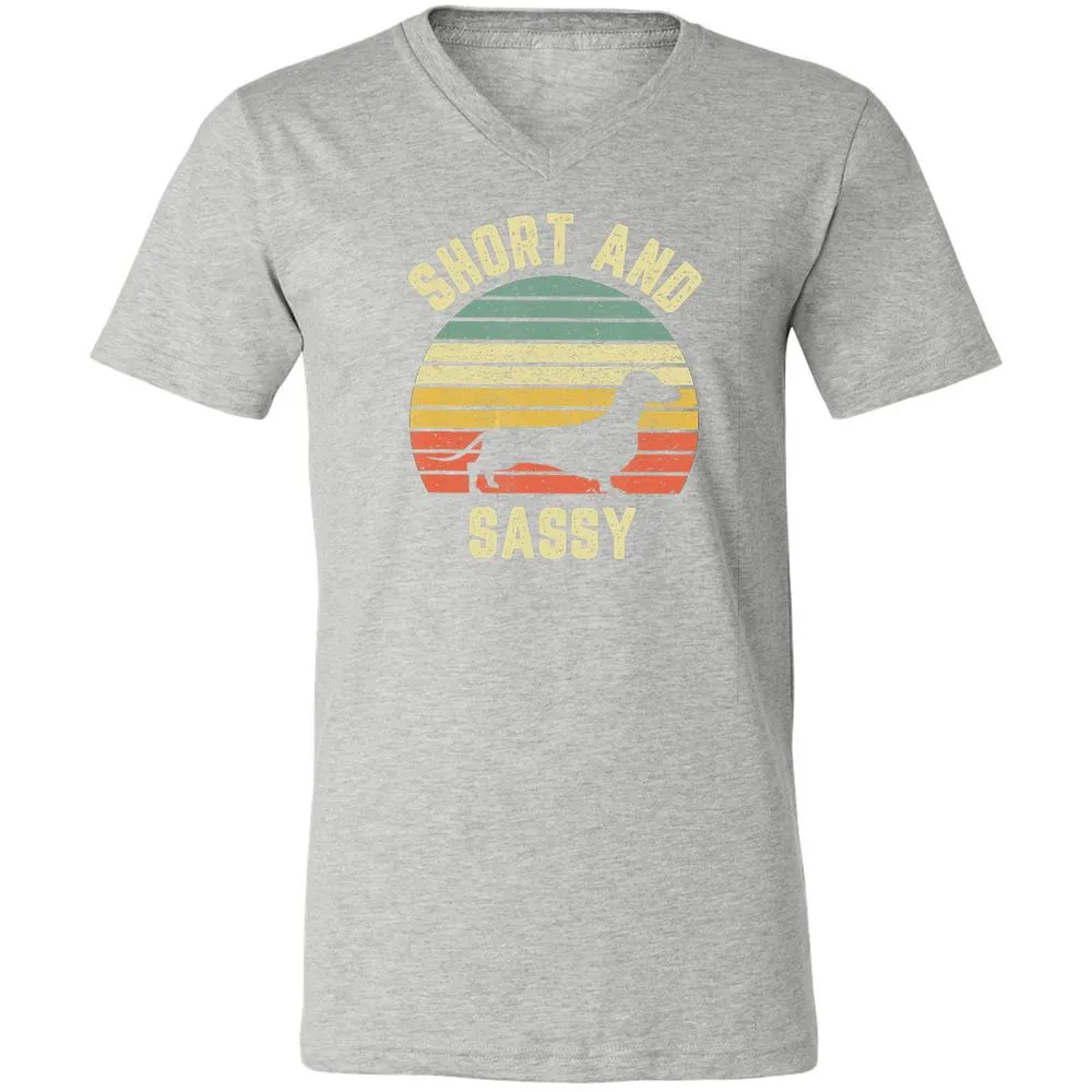 Unisex V-Neck T-Shirt - XU1HRA42 - Athletic Heather - 7