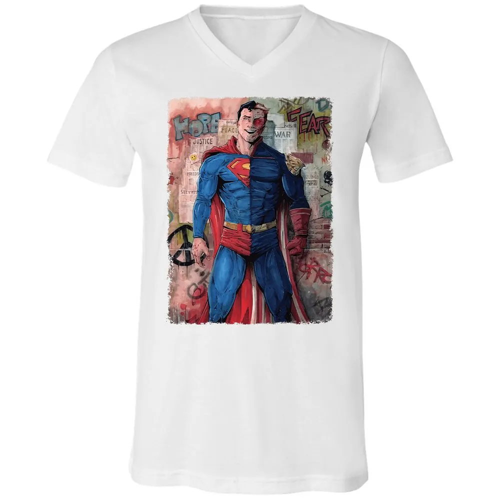 Unisex V-Neck T-Shirt - PNHNVH5B - White - 5