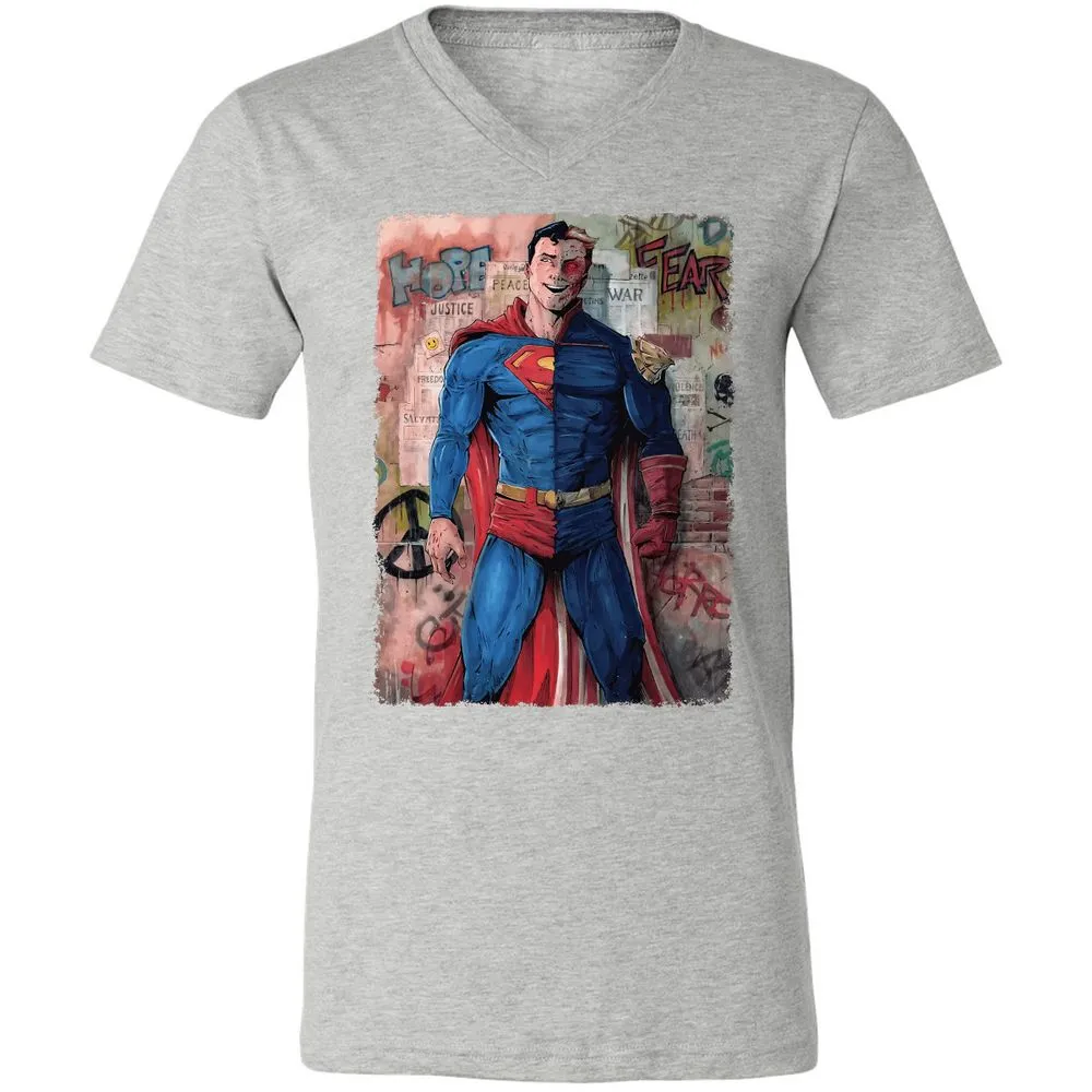 Unisex V-Neck T-Shirt - PNHNVH5B - Athletic Heather - 7