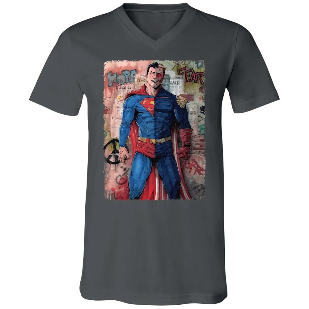 Unisex V-Neck T-Shirt - PNHNVH5B - Asphalt - 12