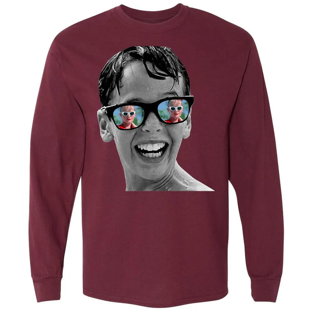 Long Sleeve T-Shirt - 614VW941 - Maroon - 11