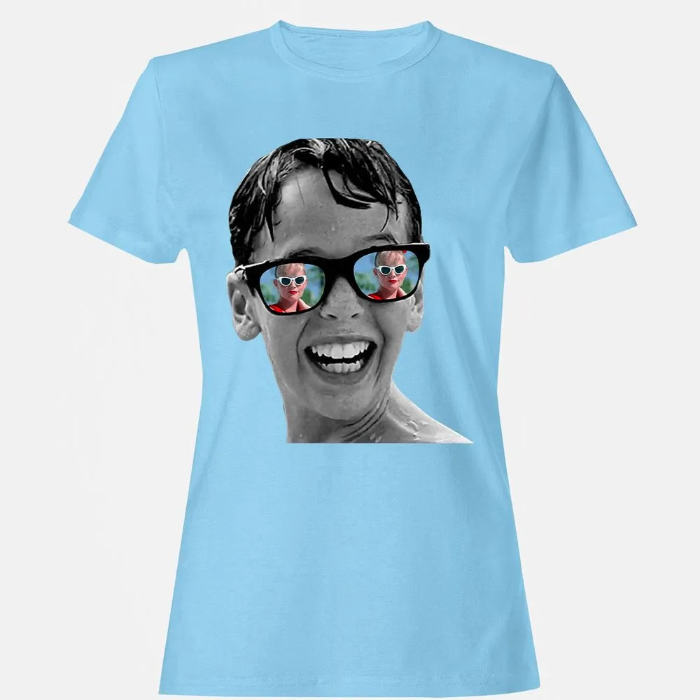 Women's T-Shirt - GWEQTFPZ - Light Blue - 8