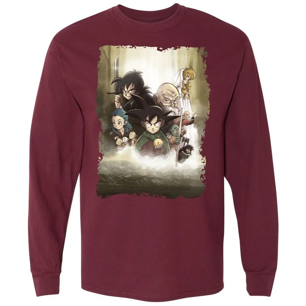 Long Sleeve T-Shirt - 5QPKWL8T - Maroon - 11