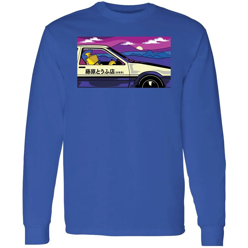 Long Sleeve T-Shirt - 9ETDAZSK - Royal - 8