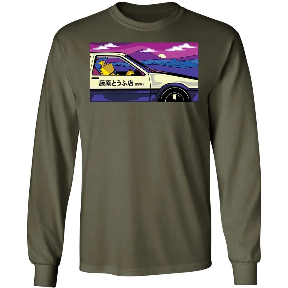 Long Sleeve T-Shirt - 9ETDAZSK - Military Green - 16