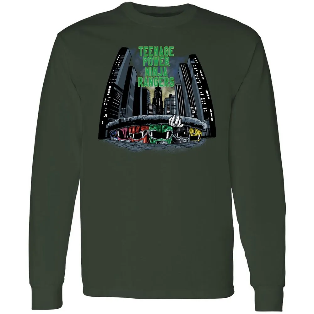 Long Sleeve T-Shirt - FFBBYJKH - Forest Green - 4
