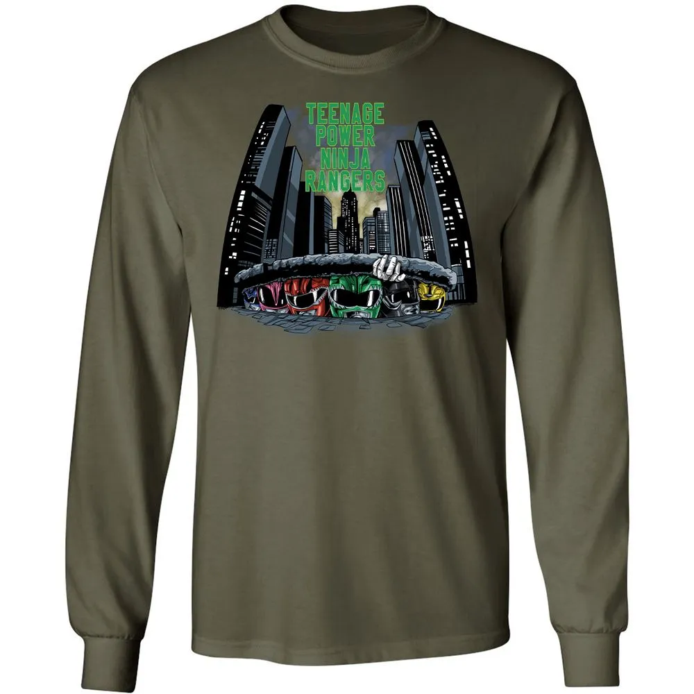 Long Sleeve T-Shirt - FFBBYJKH - Military Green - 16
