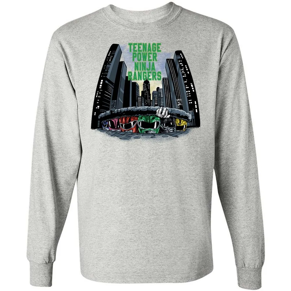 Long Sleeve T-Shirt - FFBBYJKH - Ash - 7