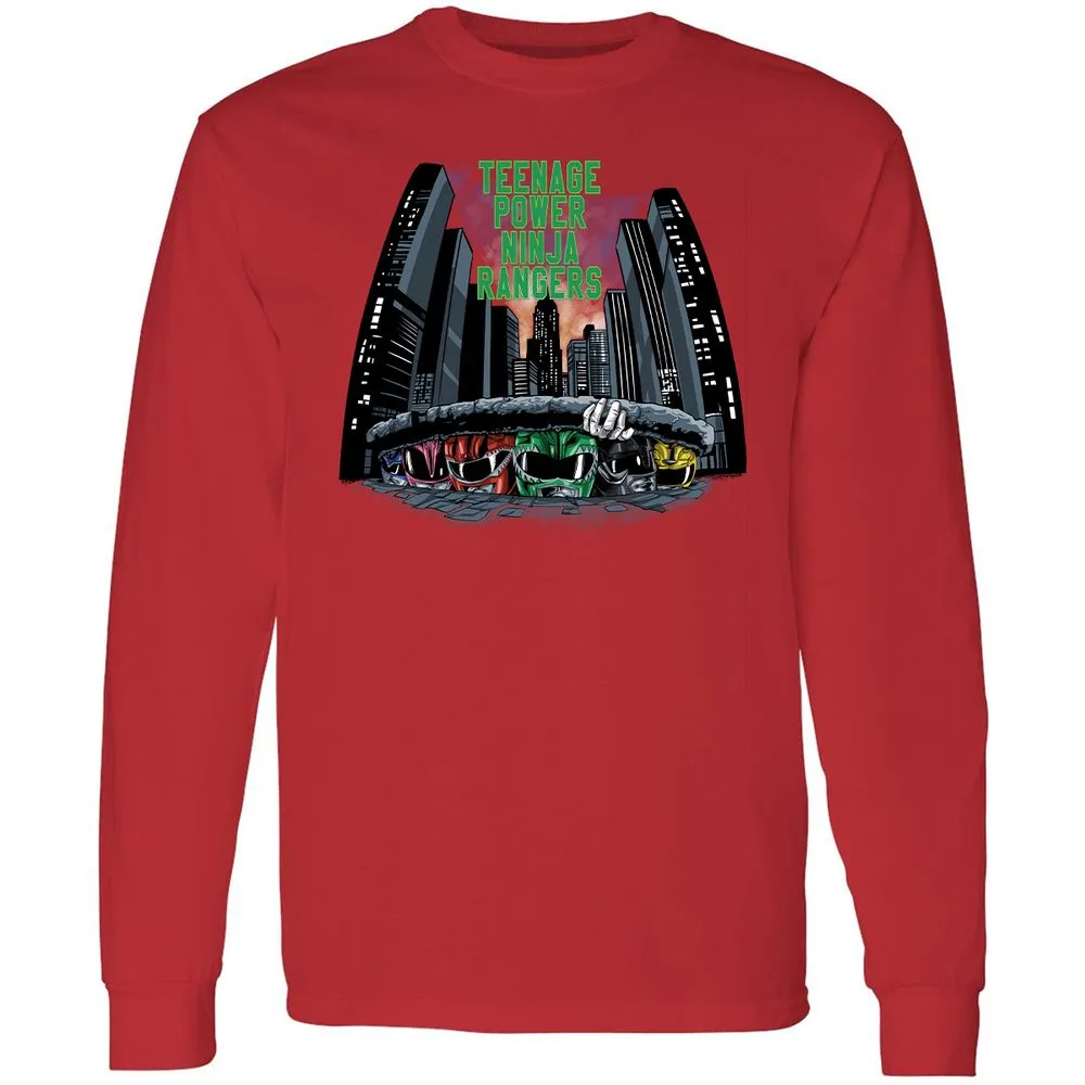 Long Sleeve T-Shirt - FFBBYJKH - Red - 14