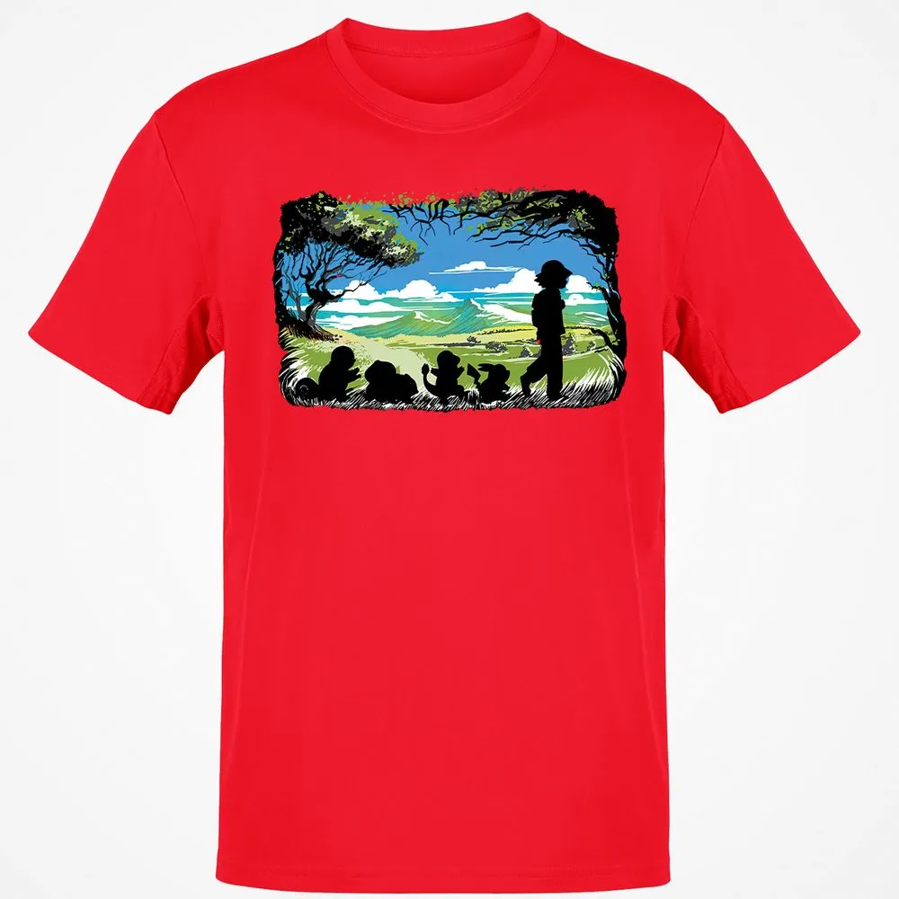 Classic Unisex T-Shirt - GMVUYWDM - Red - 10