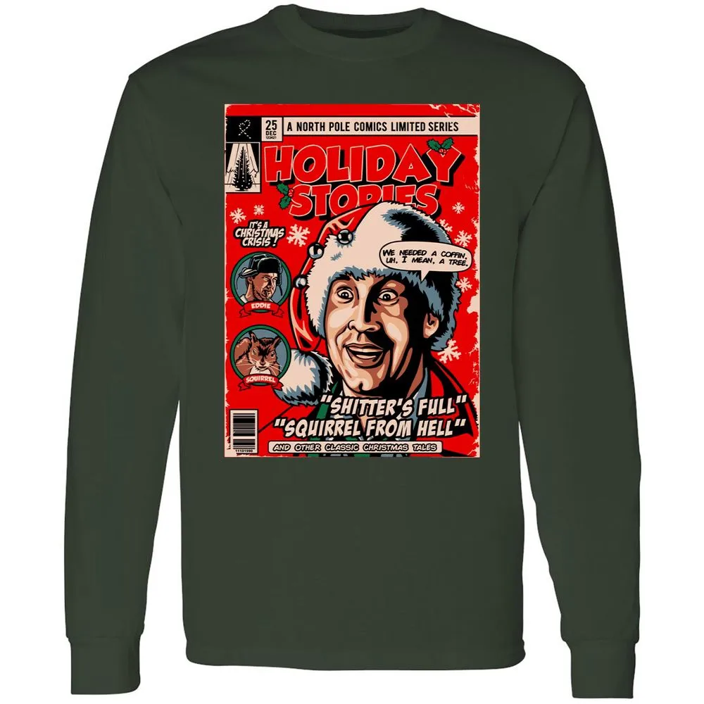 Long Sleeve T-Shirt - 8SQXNYMY - Forest Green - 4