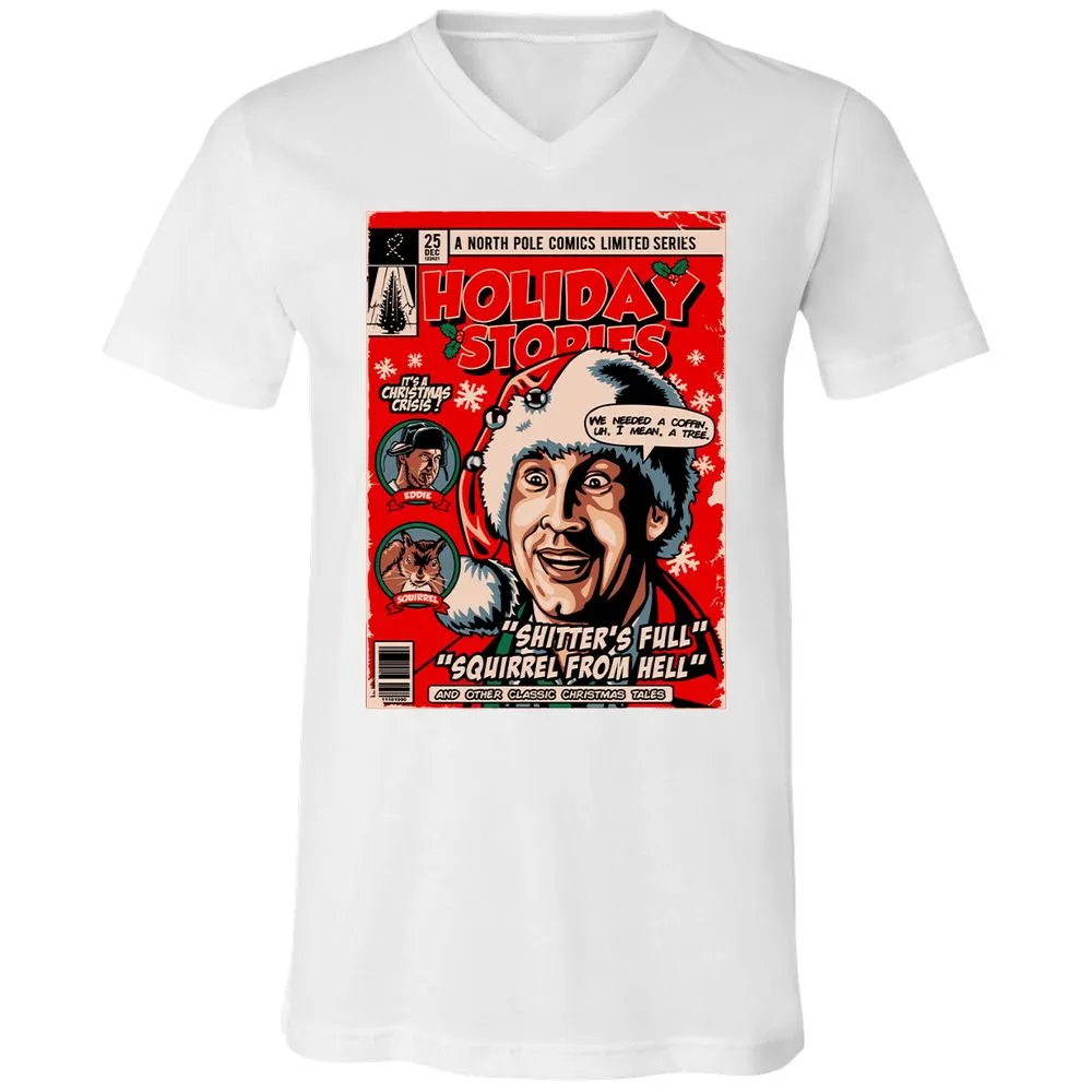 Unisex V-Neck T-Shirt - XWBZ11K1 - White - 5