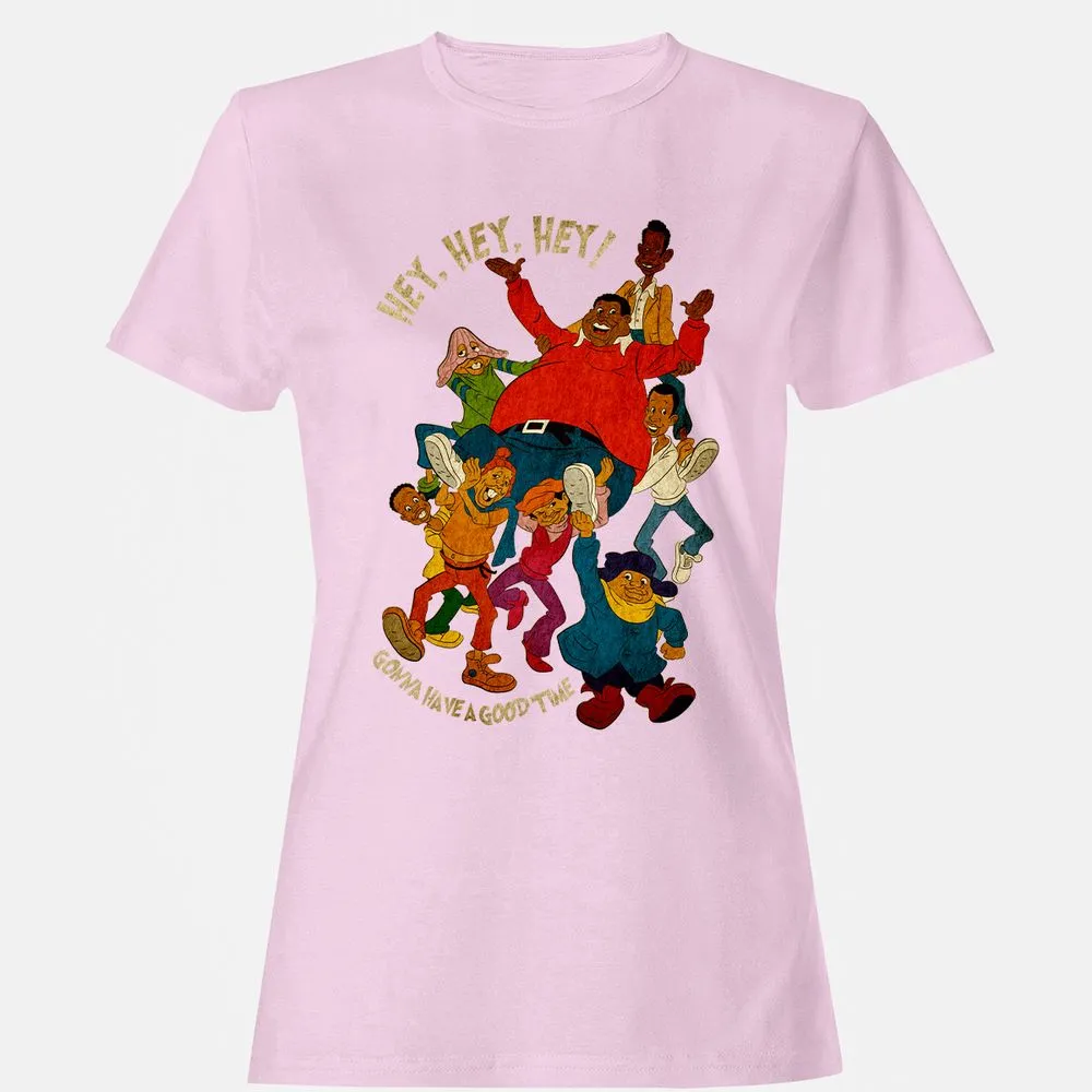 Women's T-Shirt - ZU6GZRFQ - Light Pink - 9