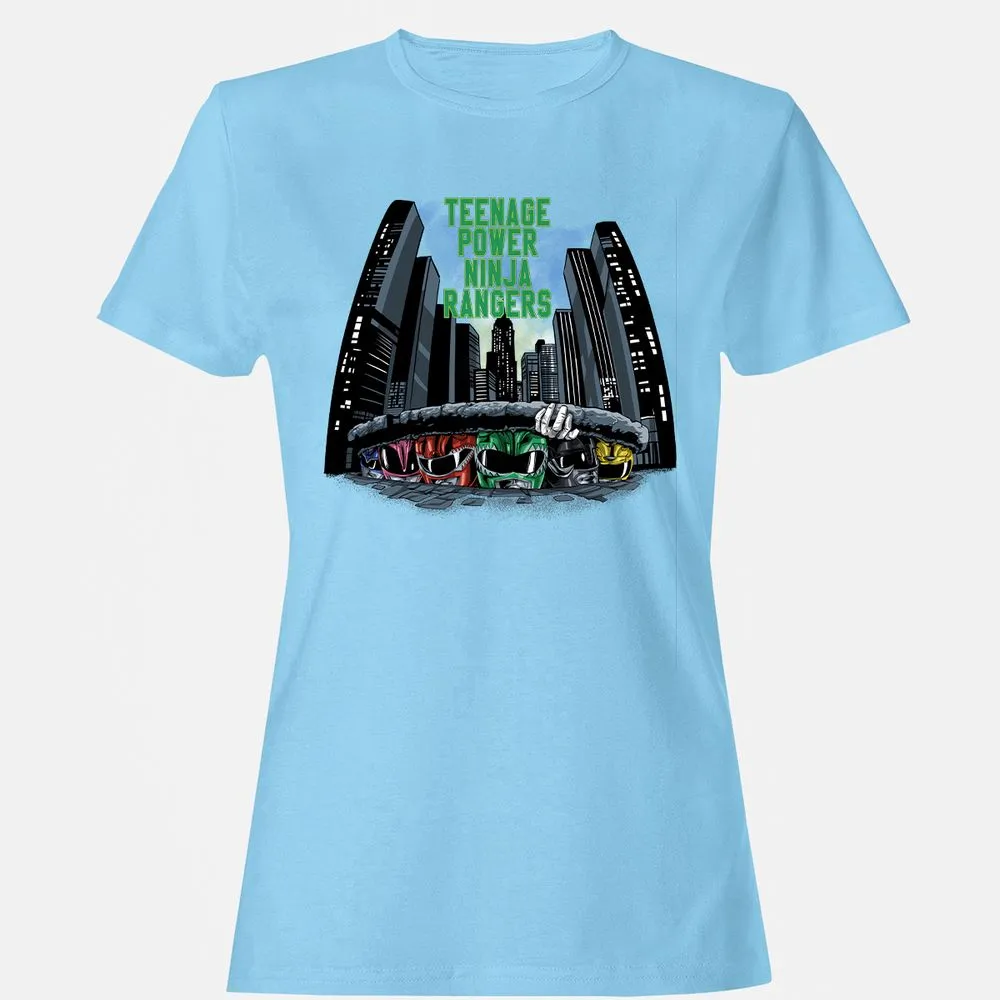 Women's T-Shirt - 3YFZJAGQ - Light Blue - 8
