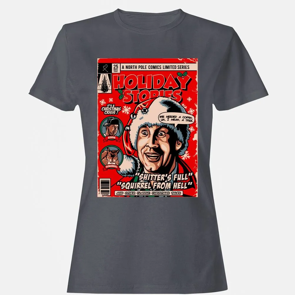 Women's T-Shirt - C3JL7KJ7 - Dark Heather - 5