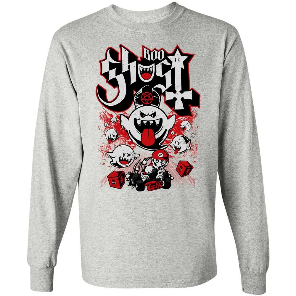 Long Sleeve T-Shirt - 6HD7S4GQ - Ash - 7