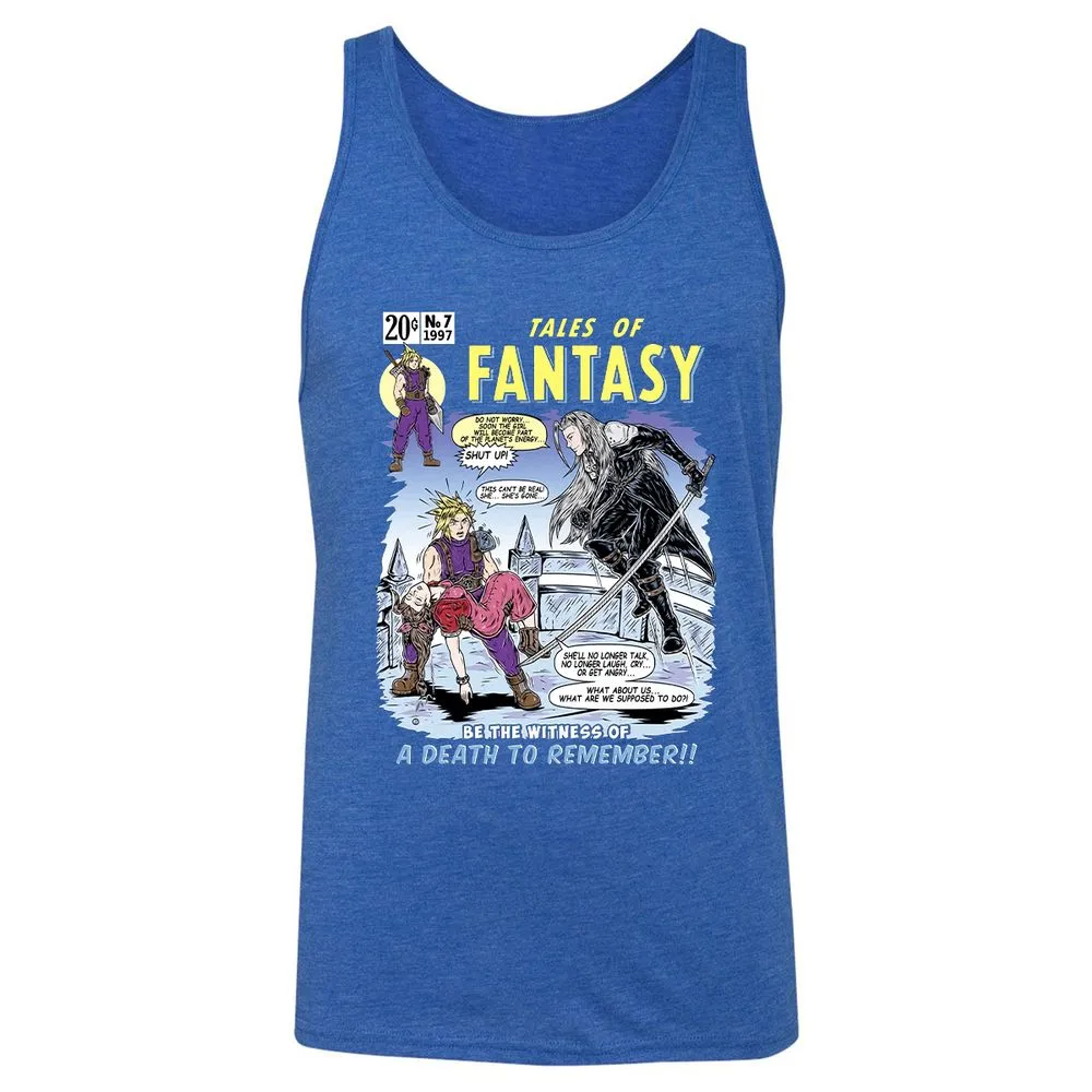 Unisex Jersey Tank - HUE2GDYF - True Royal Triblend - 12