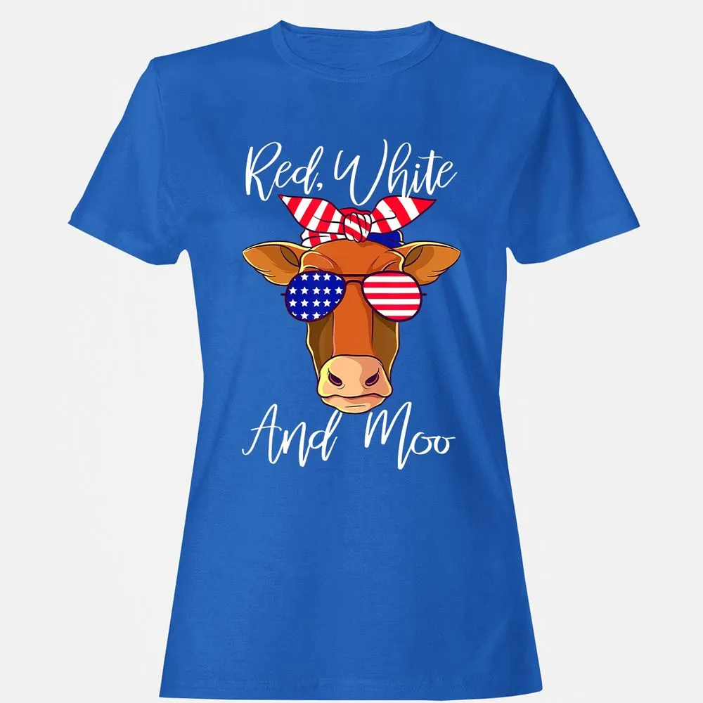 Women's T-Shirt - 7YH45XWV - Royal - 14