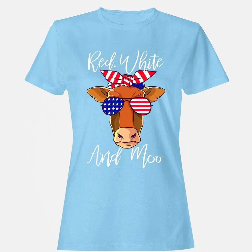 Women's T-Shirt - 7YH45XWV - Light Blue - 8