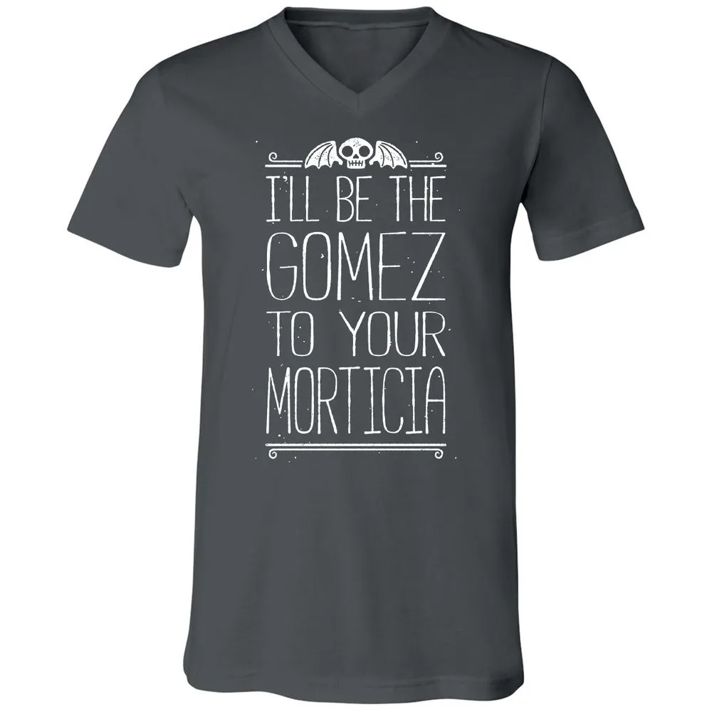 Unisex V-Neck T-Shirt - EK7GK5YN - Asphalt - 12