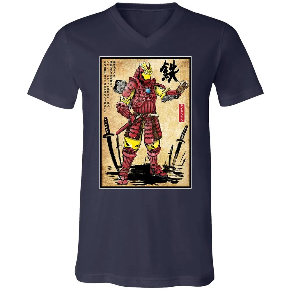 Unisex V-Neck T-Shirt - S6ZL713P - Navy - 2