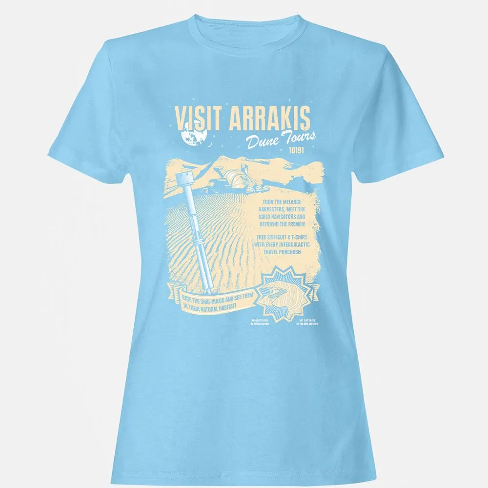 Women's T-Shirt - D3C3RZQY - Light Blue - 8
