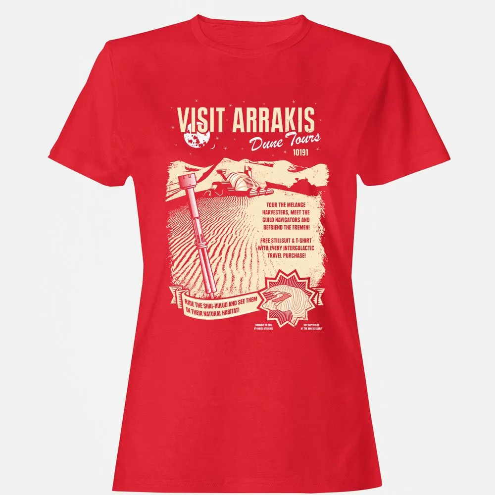 Women's T-Shirt - D3C3RZQY - Red - 13