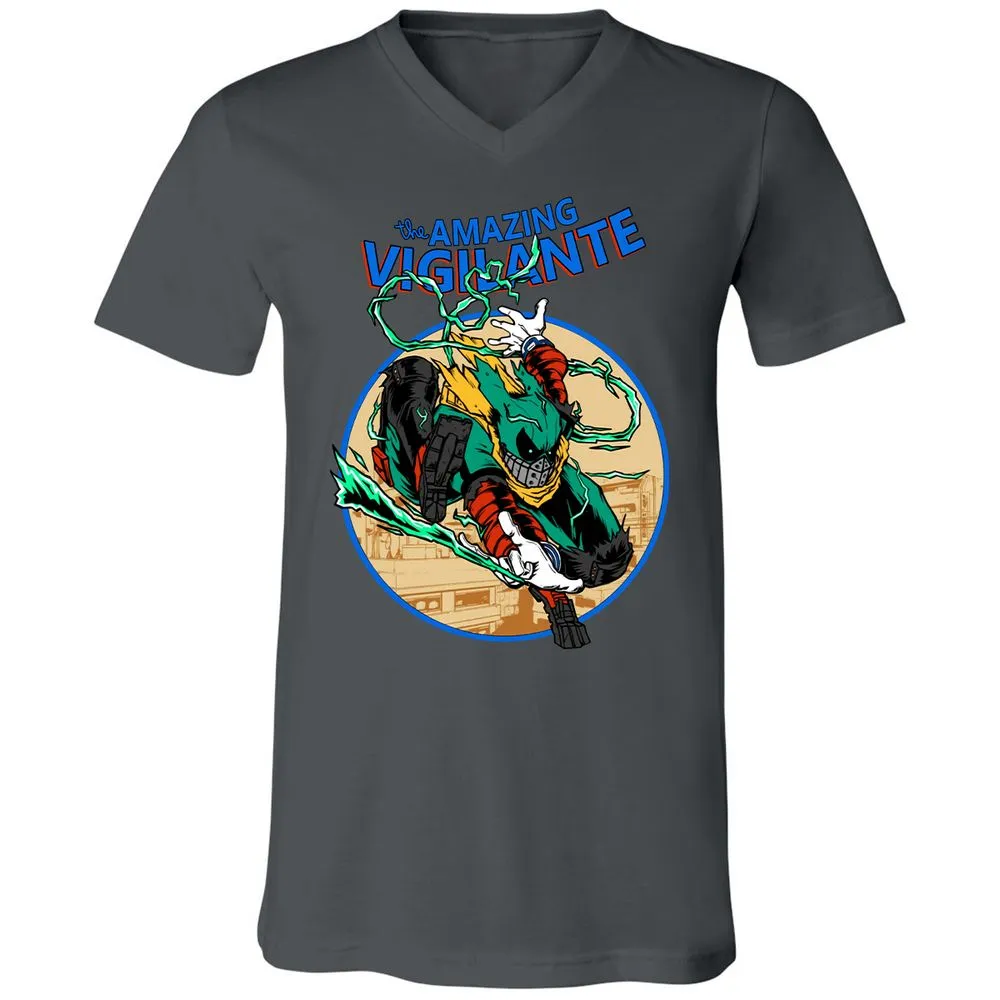 Unisex V-Neck T-Shirt - SC2RR7M5 - Asphalt - 12