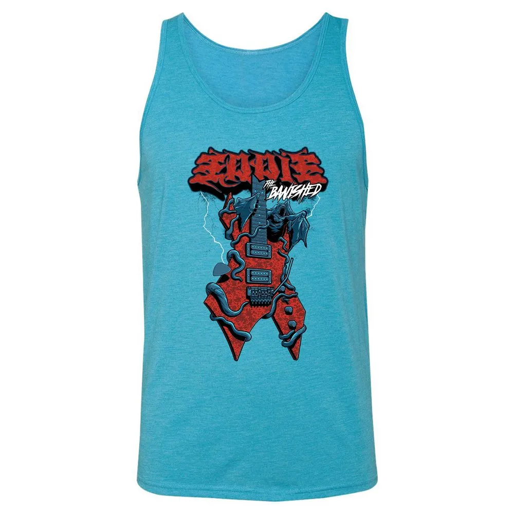 Unisex Jersey Tank - 8DX9JAHG - Aqua Triblend - 3