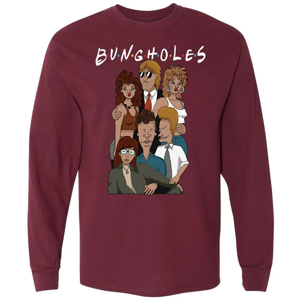 Long Sleeve T-Shirt - D3KMH21T - Maroon - 11