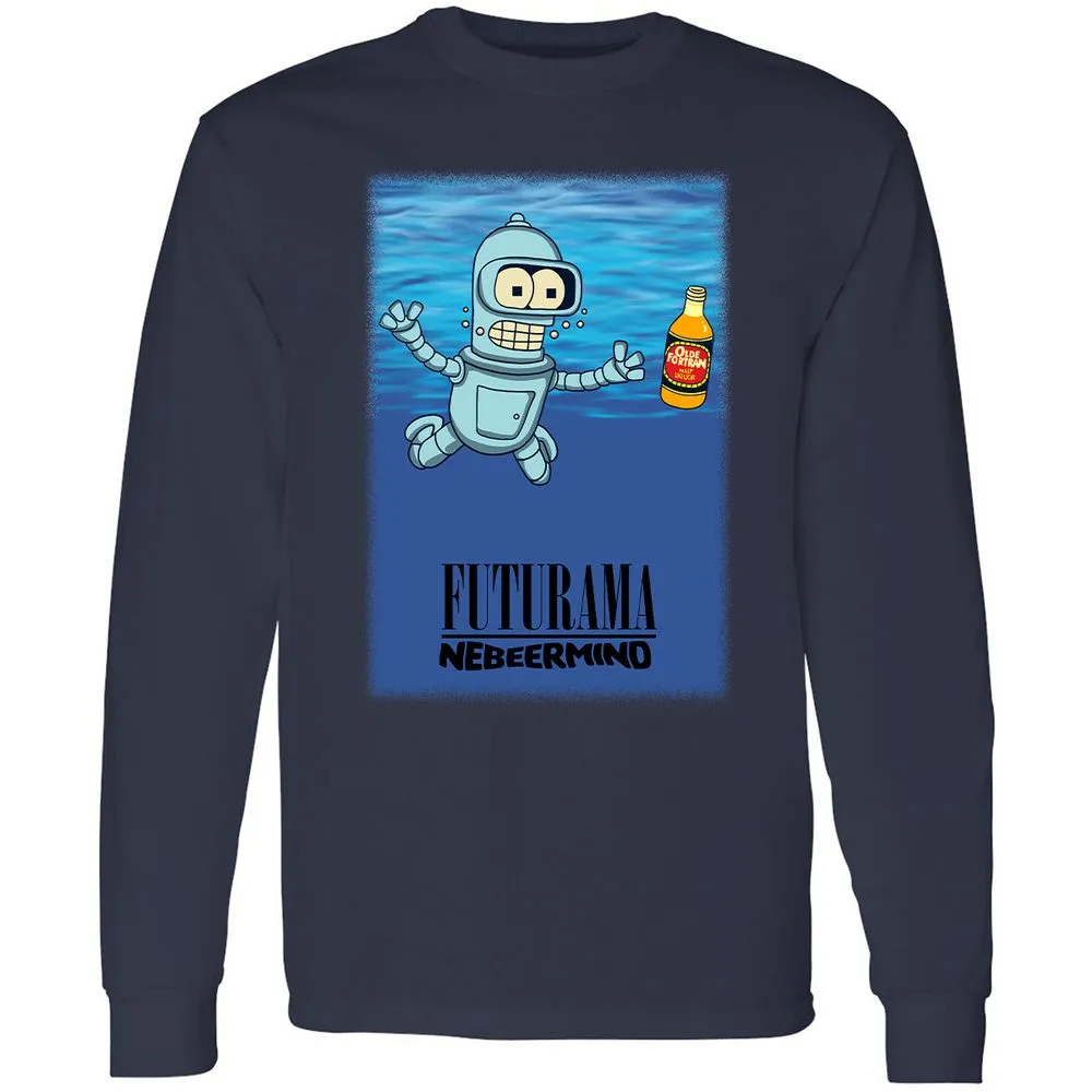 Long Sleeve T-Shirt - VRD6GTYP - Navy - 2