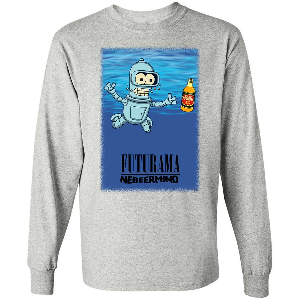 Long Sleeve T-Shirt - VRD6GTYP - Ash - 7
