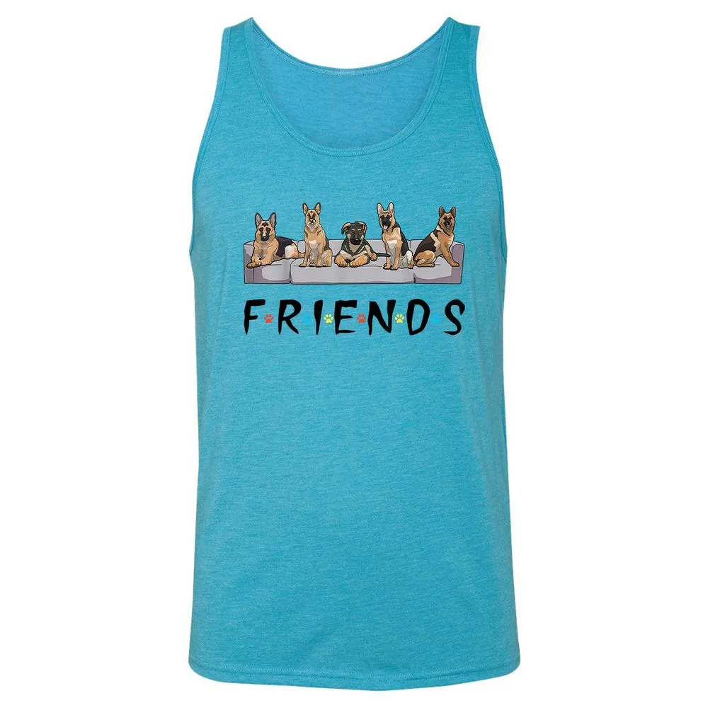 Unisex Jersey Tank - 5JPXH97S - Aqua Triblend - 3