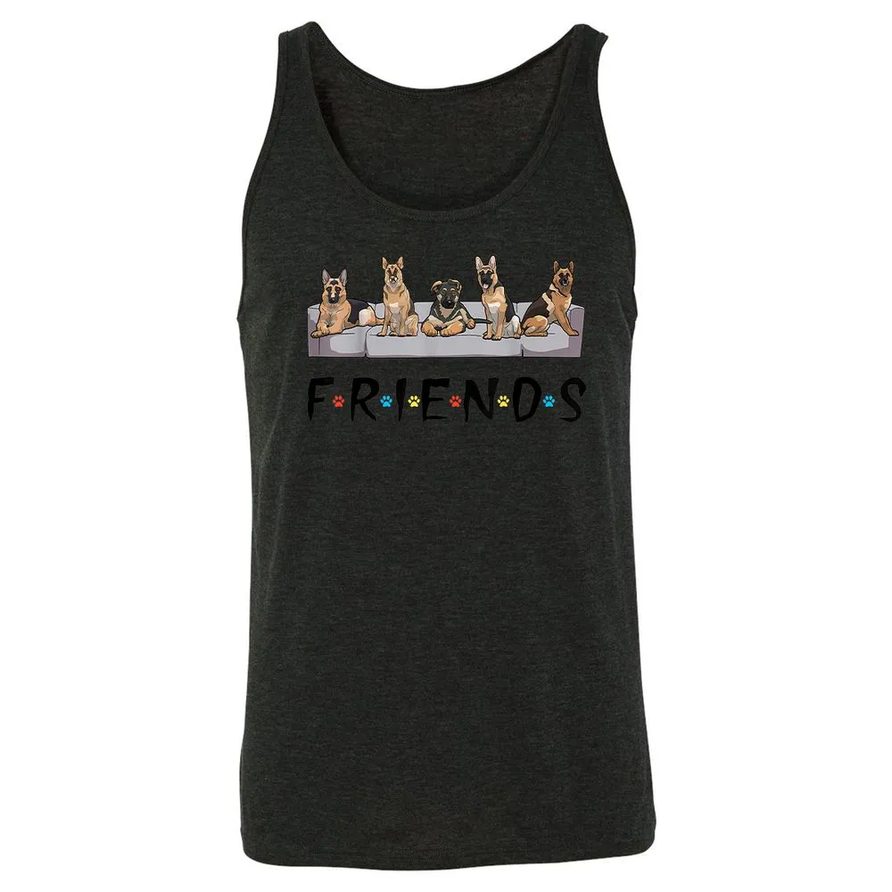 Unisex Jersey Tank - 5JPXH97S - Charcoal Black Triblend - 5