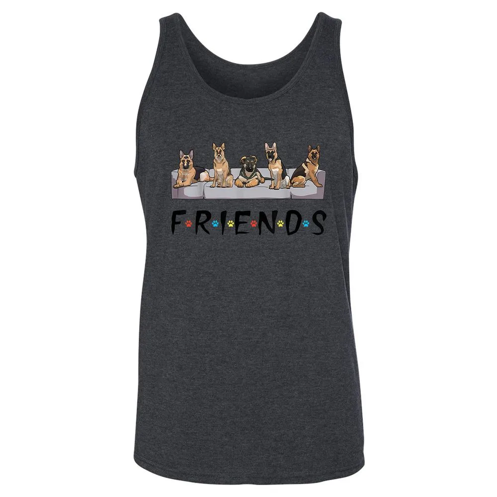 Unisex Jersey Tank - 5JPXH97S - Dark Grey Heather - 6
