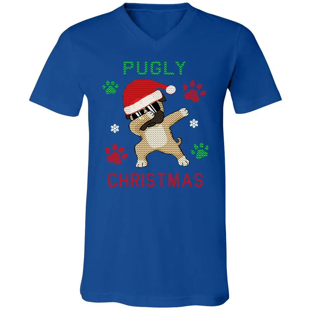 Unisex V-Neck T-Shirt - VBAC8H4S - True Royal - 4
