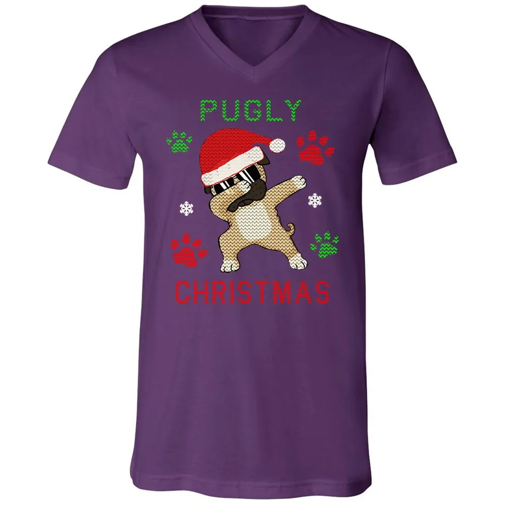 Unisex V-Neck T-Shirt - VBAC8H4S - Team Purple - 9