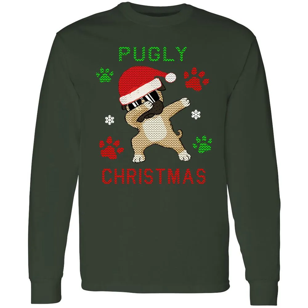 Long Sleeve T-Shirt - D3YX4EMK - Forest Green - 4