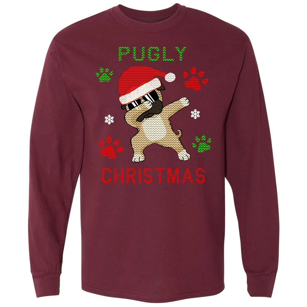 Long Sleeve T-Shirt - D3YX4EMK - Maroon - 11