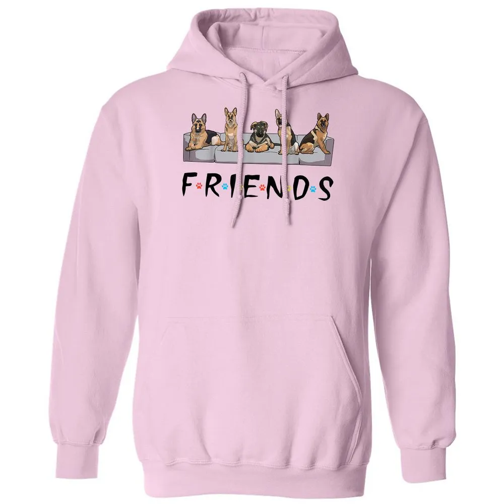 Classic Unisex Hoodie - XN9LGMJ7 - Light Pink - 3