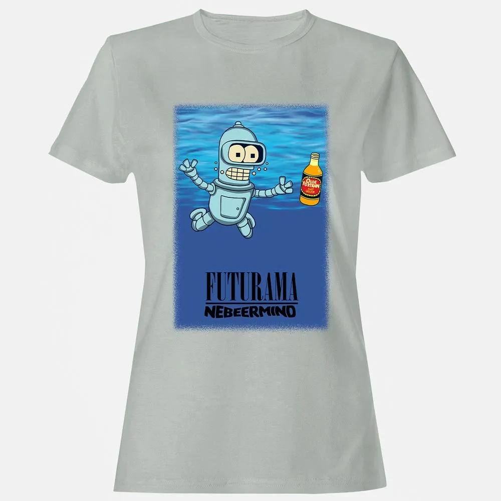 Women's T-Shirt - Q7EL8DZX - Ash - 2