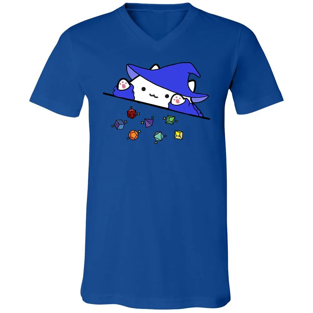 Unisex V-Neck T-Shirt - ZUYVRRDU - True Royal - 4