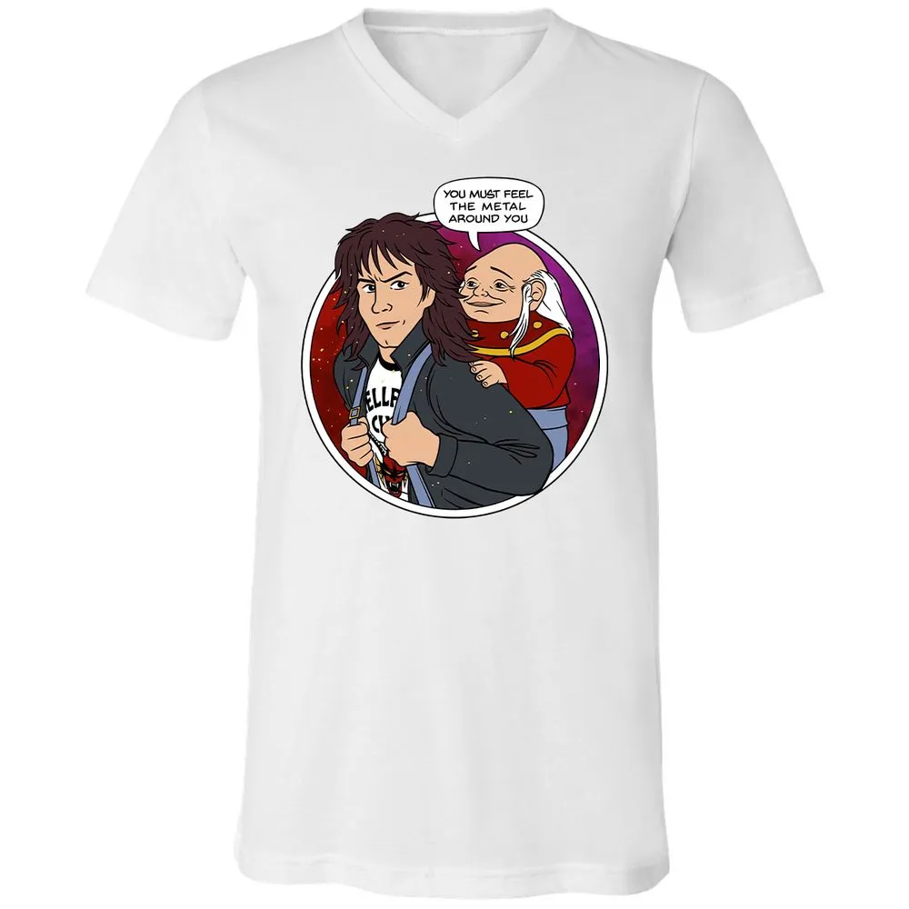 Unisex V-Neck T-Shirt - ZWSC5BEV - White - 5