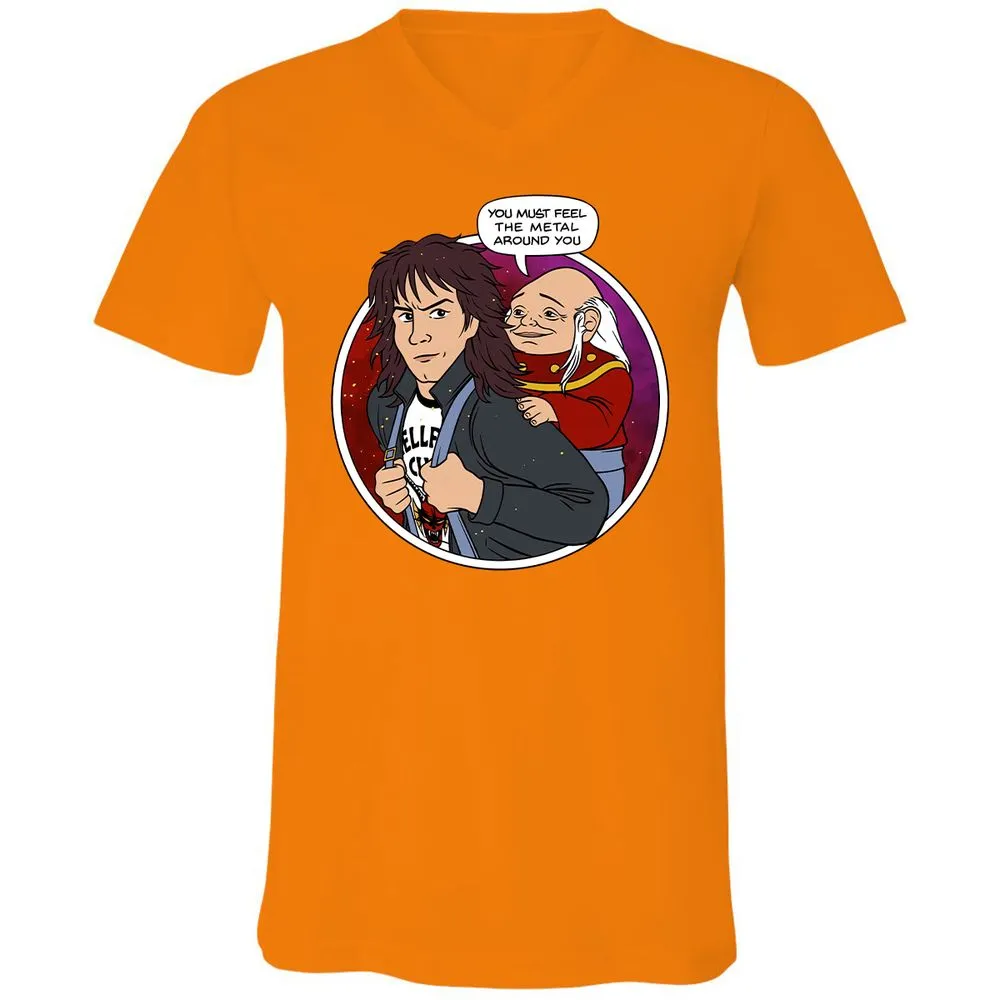 Unisex V-Neck T-Shirt - ZWSC5BEV - Orange - 11