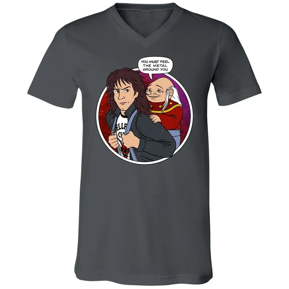 Unisex V-Neck T-Shirt - ZWSC5BEV - Asphalt - 12