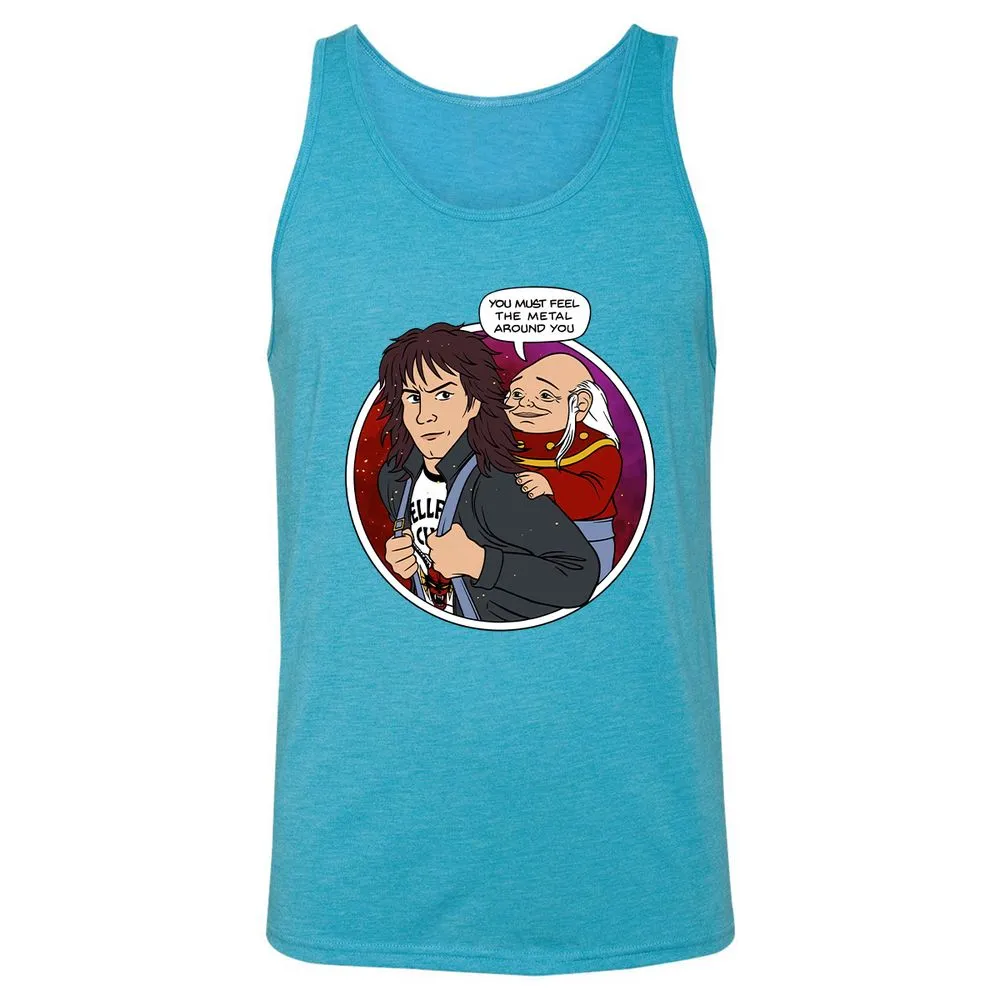 Unisex Jersey Tank - DSE5ED7K - Aqua Triblend - 3