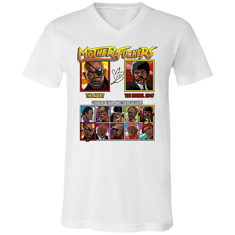 Unisex V-Neck T-Shirt - PYAMC2B7 - White - 5