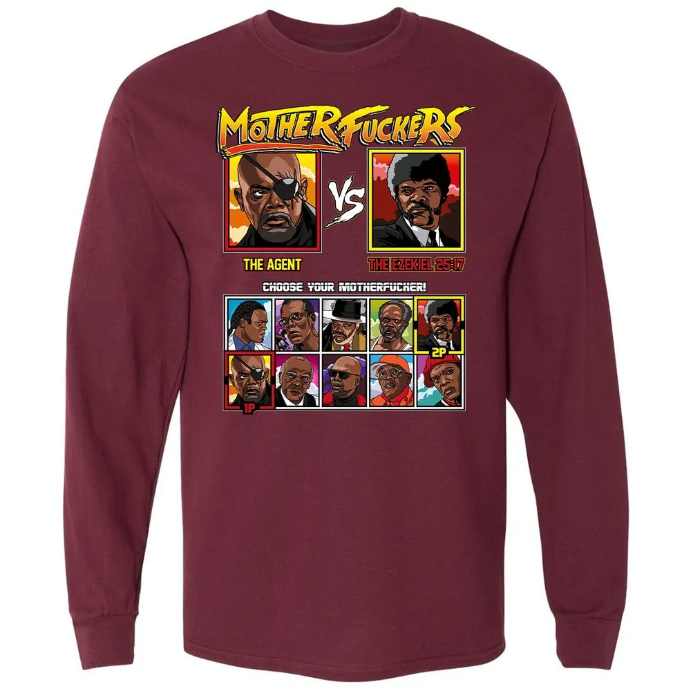 Long Sleeve T-Shirt - 7N8HLNHM - Maroon - 11