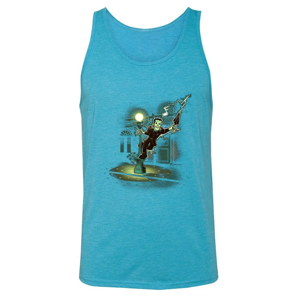 Unisex Jersey Tank - KXVVE7FS - Aqua Triblend - 3